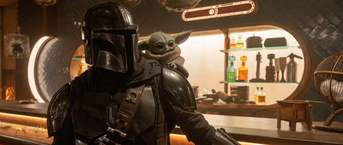 Star Wars The mandalorian and grogu